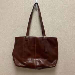 Floto Venezia Leather Shopper Tote Bag